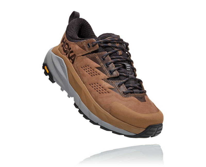 Brown Hoka Kaha Low GORE-TEX Women's Hiking Boots | 36417-CWFK