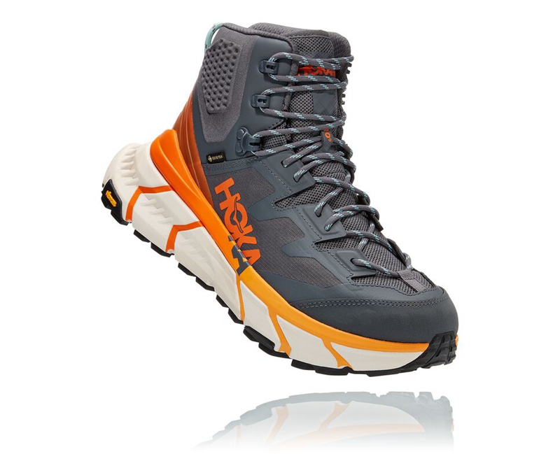 Grey Hoka TenNine Hike GORE-TEX Men's Hiking Boots | 80296-AXTC