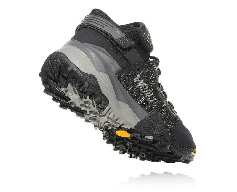 Black Hoka Arkali Men's Hiking Shoes | 30287-PYMK