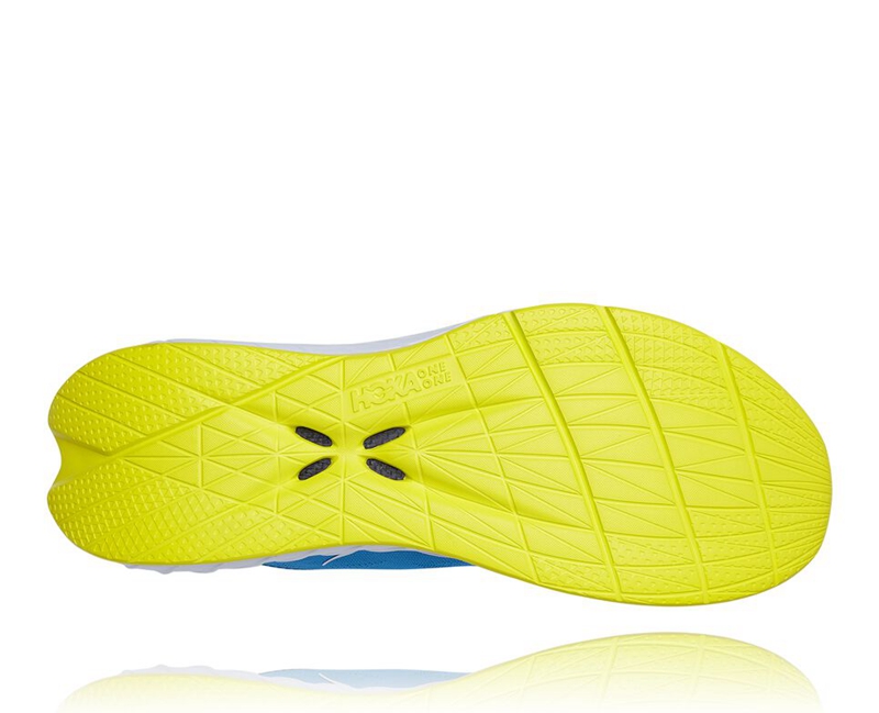 Blue Hoka Carbon X 2 Men's Road Running Shoes | 83170-QLJS