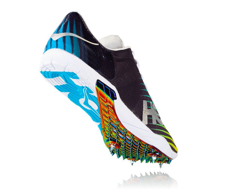 Multicolor Hoka Speed Evo R Men's Spikes Shoes | 70289-BGHW