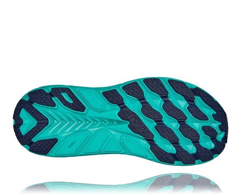 Navy Hoka Clifton 8 Women's Road Running Shoes | 82310-GVXN