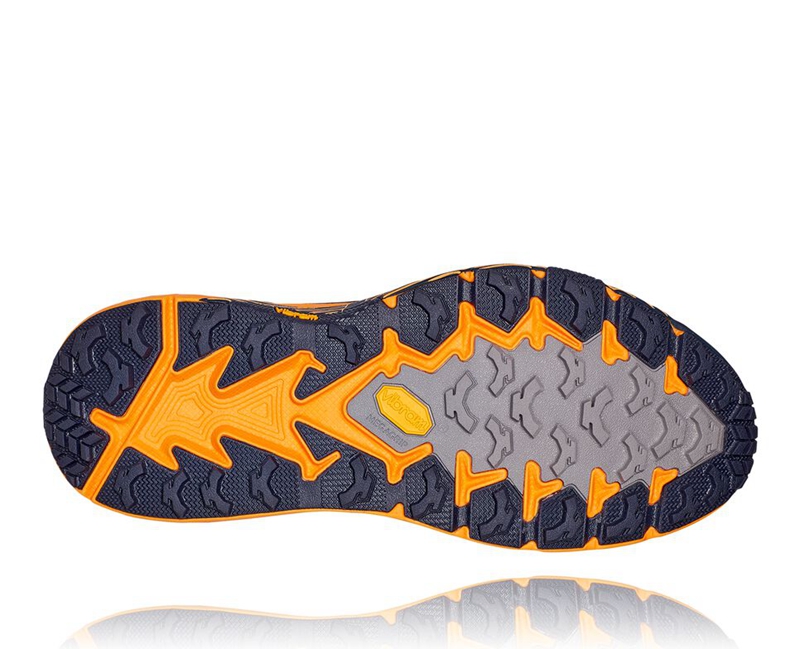 Navy Hoka Speedgoat 4 Men's Trail Running Shoes | 28697-JAOH