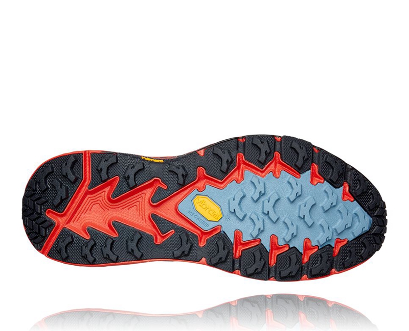 Rose / Blue Hoka Speedgoat 4 Men's Trail Running Shoes | 15480-KQOF