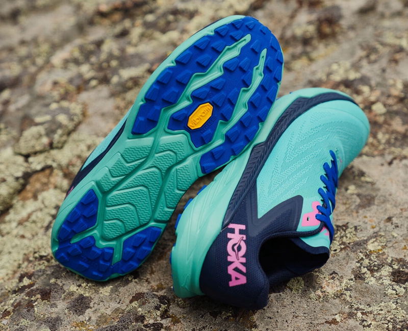 Turquoise Hoka Zinal Women's Trail Running Shoes | 61398-ZMCL